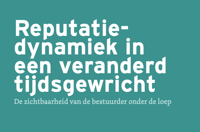 Artikel van Frank Körver in Goed Bestuur & Toezicht. Titel: Reputatiedynamiek in een veranderd tijdsgewricht